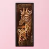 (Big Size)Giraffe-Stamped Cross Stitch 11CT/14CT 30*75cm/11.81*29.53in
