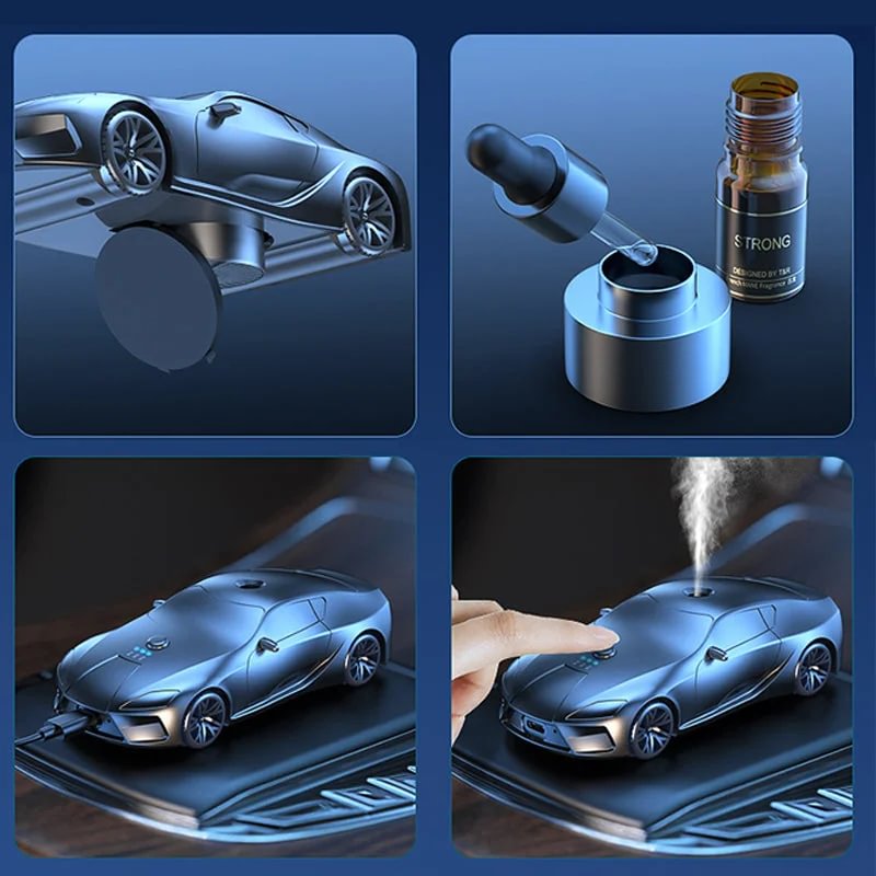 🔥Hot sale🔥Exclusive logo🔥Smart Automatic Spray Aroma Diffuser Car Ornament