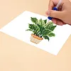 12pcs Potted Plant 5D DIY Square Drill Diamond Painting Kits for Adults Beginners Home Decor Diamonds Paintings Gem Art 5.91x7.09in