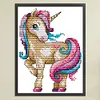 (Small Size)[Brand]Magic Unicorn - 14CT Counted Cross Stitch - 14*17cm - Animal