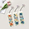 3Pcs Special Shaped Flower Greetings 5D DIY Diamond Painting Book Mark for Home