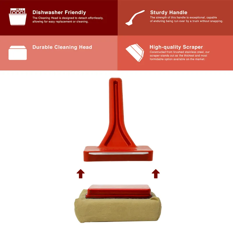 SAKER&reg; BBQ Cleaning Tool with Scraper