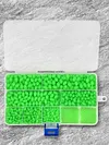 900pcs Luminous Fishing Beads Oval Plastic Glow Fishing Beads Fishing Line Beads