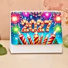 Diamond Painting Festival Celebrations 2027 Paper Calendar Monthly Flip Tabletop Calendar Kit