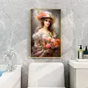 Diamond Painting-DIY Full Round Drill Flower Beauty(40*60CM）