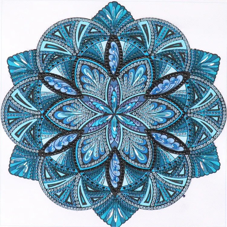 Mandala 30*30CM(Canvas) Special Shaped Drill Diamond Paiting gbfke