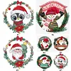 (Multi-Style)Christmas Wreath-Partial Special Shaped Diamond Painting 30*30CM