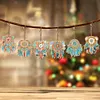 6Pcs Attrape-R&ecirc;ves De Fleurs Diy Peinture Au Diamant Porte-Cl&eacute;s