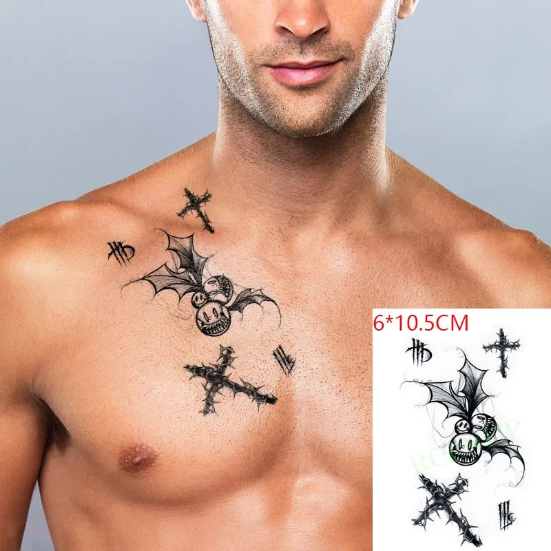 Waterproof Temporary Tattoo sticker Anime fake tatto stickers flash tatoo hand foot body art for girl men women kids