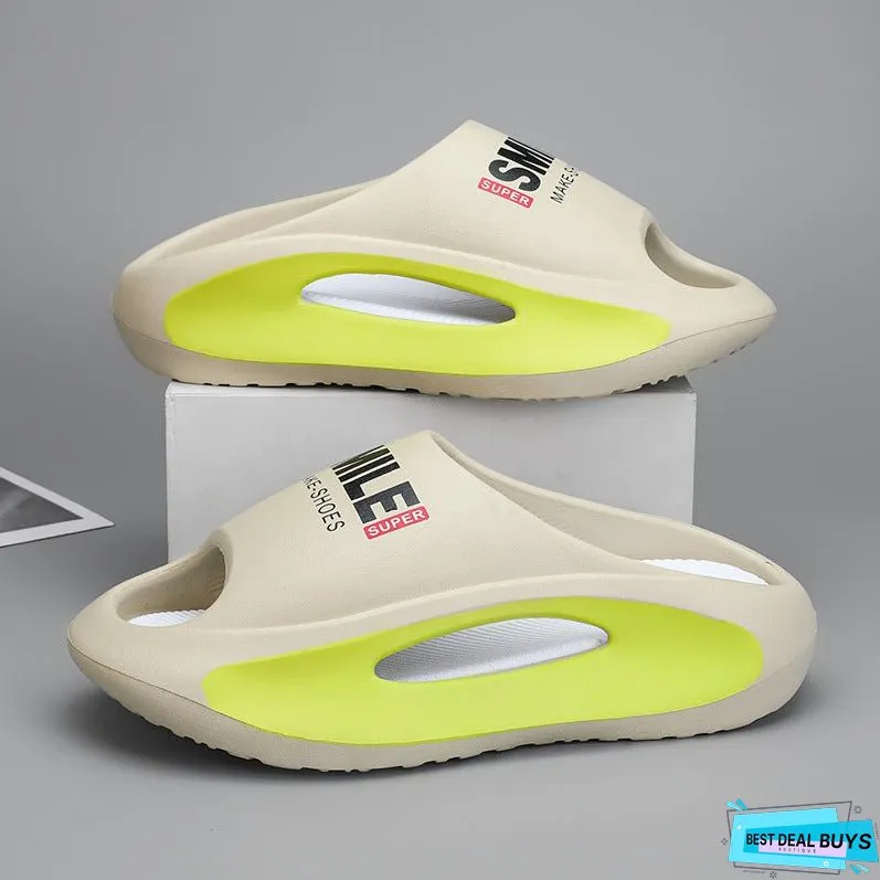 Cool Men's Summer Outdoor Thick-soled Hollow Sandals