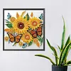 Sunflower Buttfly-Special Shaped Diamond Painting Kit