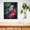 Parrot Flower - 11CT Stamped Cross Stitch 40*50cm/15.75*19.69in