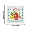 Tomato-14CT Stamped Cross Stitch Throw Pillowcase Egyptian Cotton 33*33cm