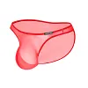 Men's Briefs Ultra-thin Transparent Bulge Pouch Underwear Sexy Low Rise Breathable Panties