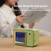 Retro Lyrics Bluetooth Speaker Desktop Clock Calendar Ornaments Intelligent Floating Dynamic Lyrics Wireless Bluetooth Speaker
