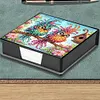 Abstract Birds PU Diamond Painting Notecard Box 5D DIY Diamond Art Note Box