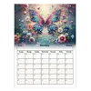 DIY Special Shaped Colorful Pattern 5D DIY Diamond Art Monthly Planner Kit