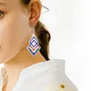 8 Pairs Double Sided Diamond Painting DIY Earring Making Kit for Women Girls