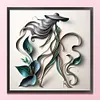 Woman-11CT Stamped Cross Stitch 40*40cm