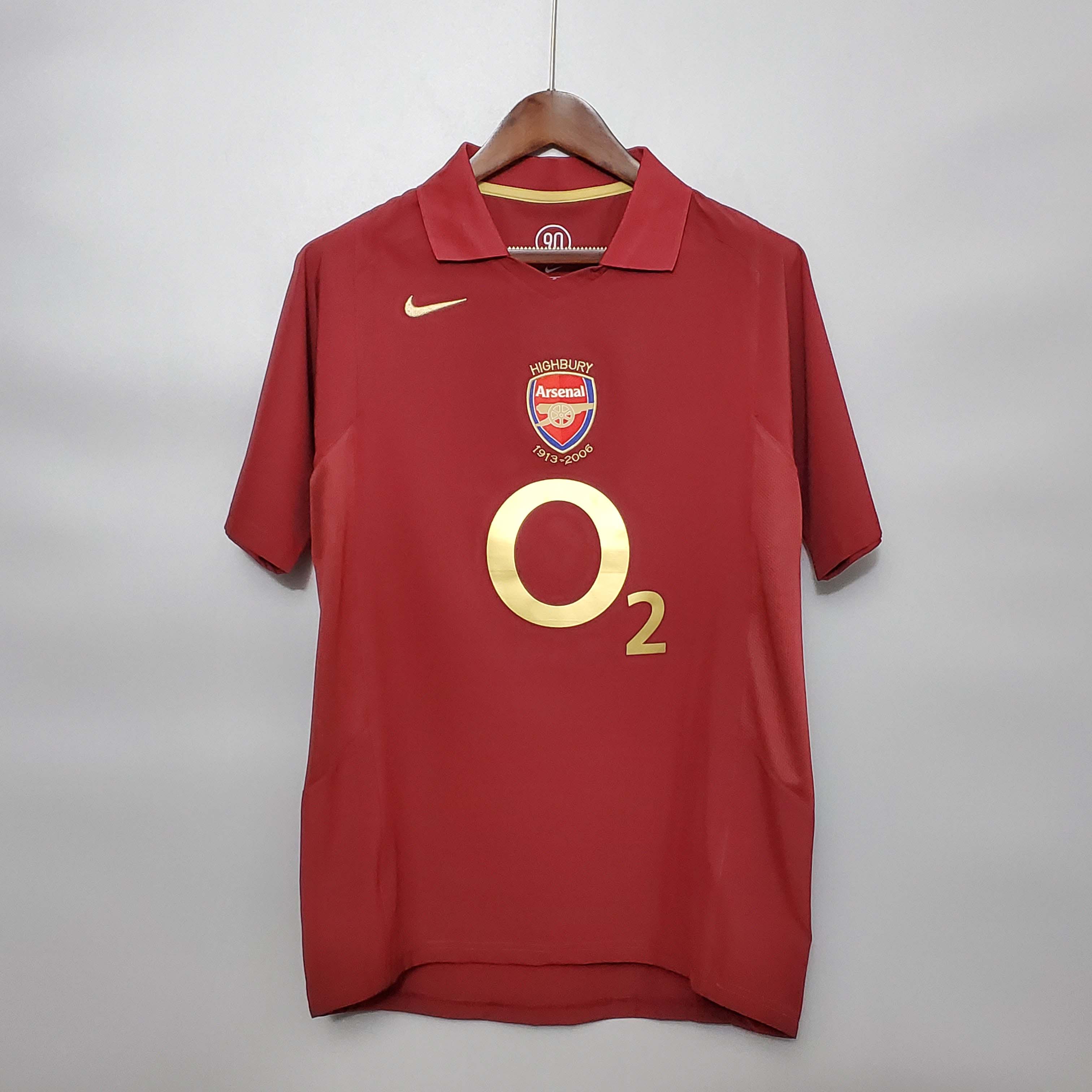 2005-2006 Retro Arsenal Home Football Shirt 1:1 Thai Quality