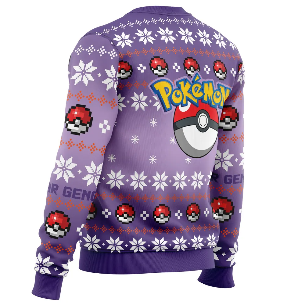 Christmas Gengar Pokemon Ugly Christmas Sweatshirt