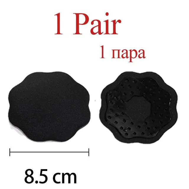 Reusable Women Breast Petals Lift Nipple Cover Invisible Petal Adhesive Strapless Backless Stick on Bra Silicone Breast Stickers
