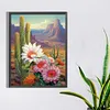 Desert Cactus Flower-Full Round Diamond Painting