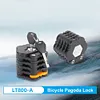 Folding Bike Chain Lock Anti-Theft Bicycle Foldable Lock for Bicycle Accessories