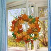 DIY Acrylic Special Shaped Diamond Painting Fall Wreath Ornament Hanging Kit