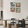 (US Local)4pack Xmas-Special Shaped Diamond Painting Kit(30x30cm)