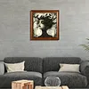 (US Local)Paint By Numbers Kit On Canvas DIY Oil Art Girl Picture Home Wall Decor40x40cm