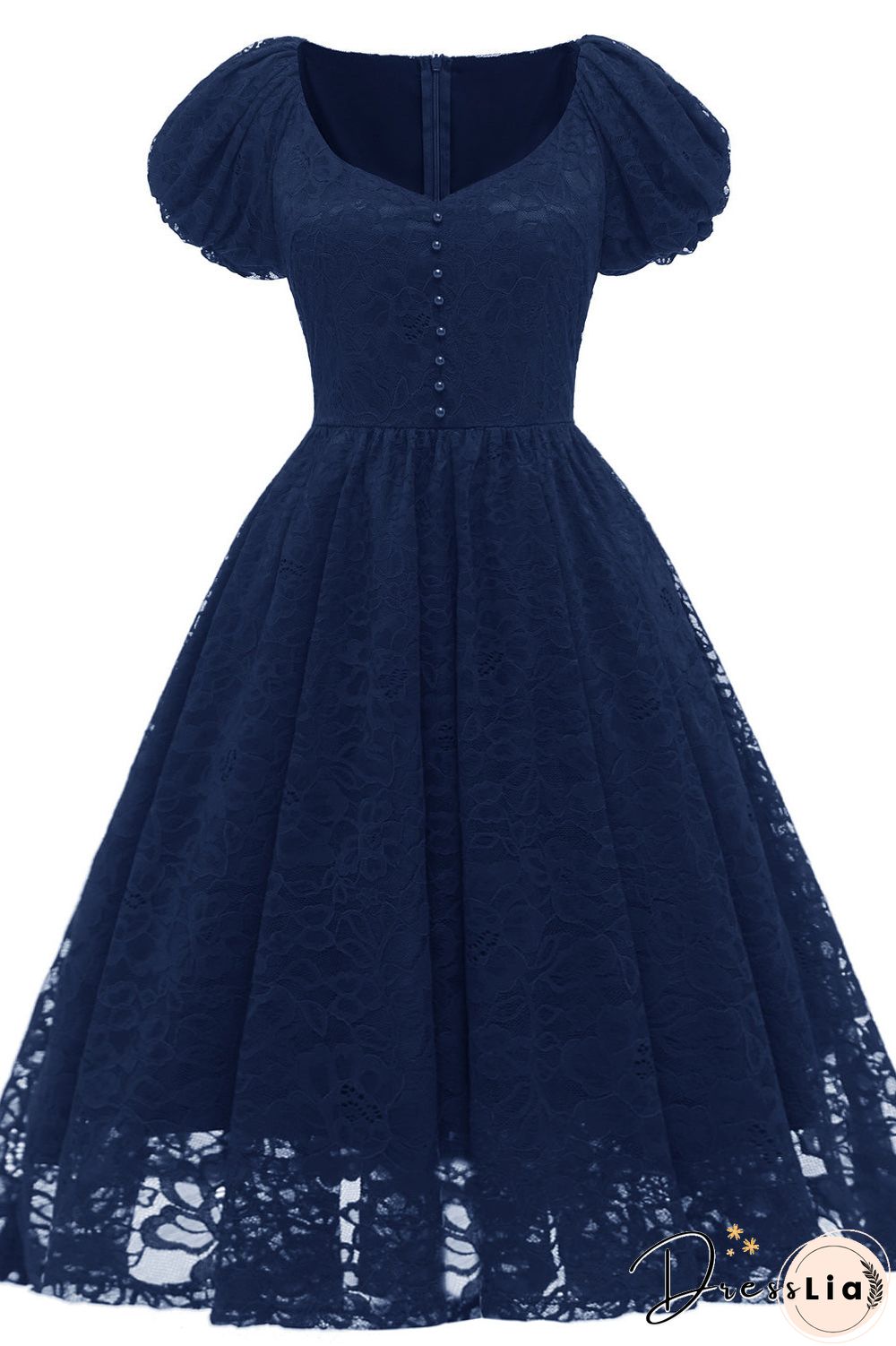 Burgundy Lace A-Line Party Homecoming Dresses