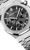 Black Silver - 904L Steel - Quartz- 38mm