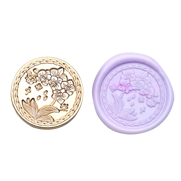 Diy Fire Lacquer Round Sealing Wax Stamp Head gbfke