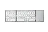 Tri-fold Bluetooth Keyboard Tablet Phone Universal Wireless Bluetooth Keyboard Portable Plaid Leather Tri-fold Keyboard