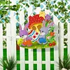 (Single Sided) Diy Floral Animal Special Shaped Diamond Painting Pendant