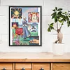 (Big Size)Hayao Miyazaki Animation Howl'S Moving Castle - 11CT Stamped Cross Stitch - 50*60cm