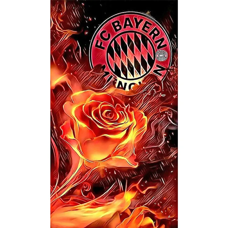 Bayern Munich Football Club 30*50CM(Canvas) Full Round Drill Diamond Painting gbfke