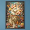 Diamond Painting-DIY Full Round Drill Flower Dog(40*60CM)