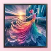 Ice Dress Girl-14CT Stamped Cross Stitch 40*40cm