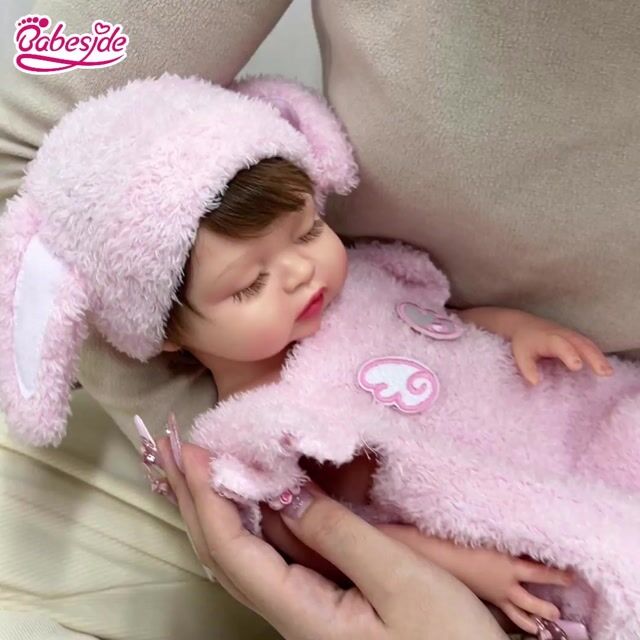 Babeside Nancy 12"/16" Realistic Silicone Sleeping Baby Little Infant Girl Retaining Pacifier Softly Held Memories