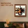 (US Local)Paint By Numbers Kit On Canvas DIY Oil Art Guitar Home Wall Decor40x40cm
