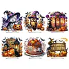 Acrylic Halloween Diamond Painting Desktop Ornaments Kit Home Bedroom Decoration