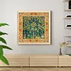 (Stamped/Counted) Trees And Flowers - 11CT Cross Stitch 50*50cm/19.69*19.69in