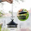 Camping Incense Burner - Portable Incense Burner | Windproof Iron Fly Incense Burner with Hanging Lid for Outdoor Garden