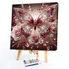 (US Local)Paint By Numbers Kit On Canvas DIY Oil Art Butterfly Picture Home Decor40x40cm
