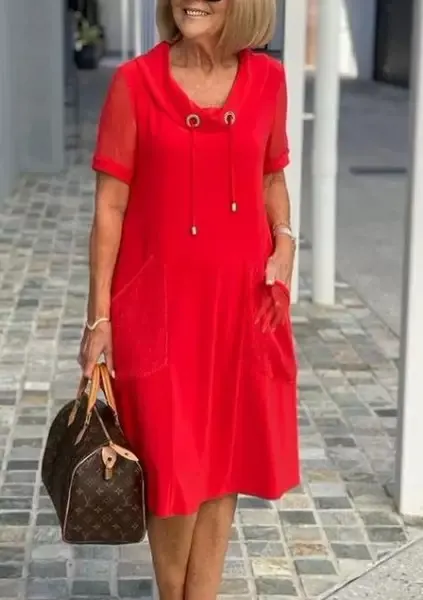 sachin and babi light blue dress 21 Flattering Dresses for Women Over 50 in 2025