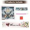 Diamond Painting -DIY Round Drill Firefighters and the Twin Towers(40*40CM)