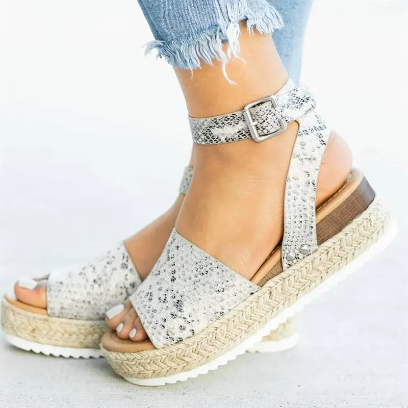 Wedges Shoes Women High Heels Sandals Summer Shoes 2019 Flip Flop Chaussures Femme Platform Sandals Plus Size 35-43 Sandalias 514-1
