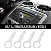 4Pcs Audio Sound Remover Key CD DVD Car Radio Install Disassembly Tool for Skoda